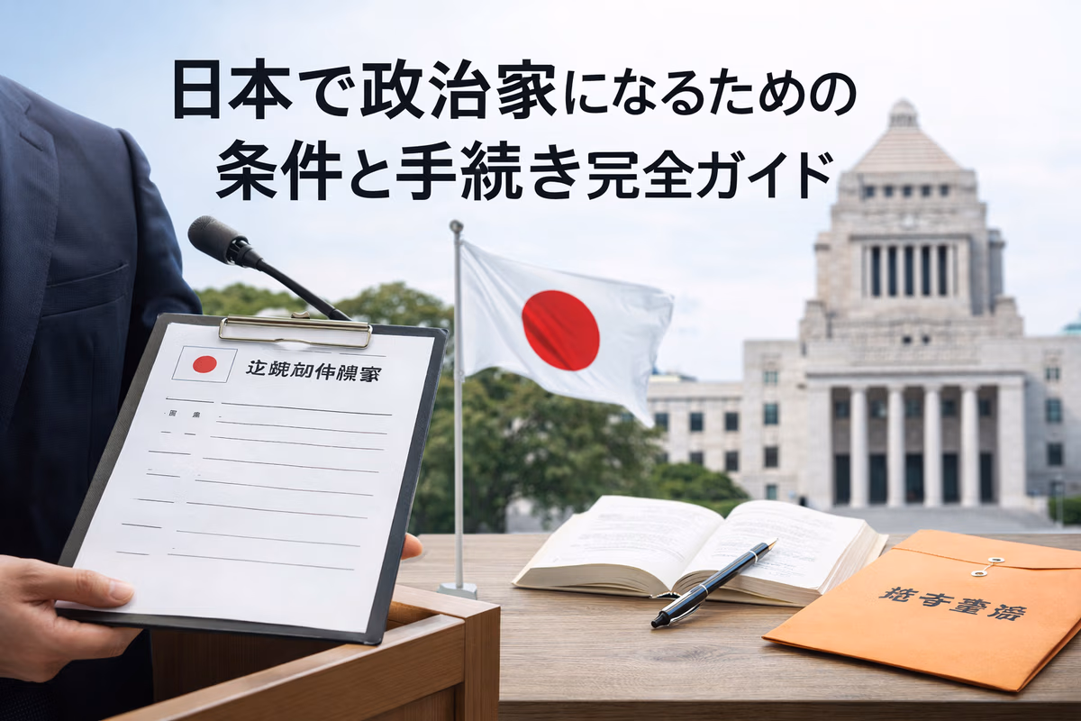 日本で政治家になるための条件と手続き完全ガイド